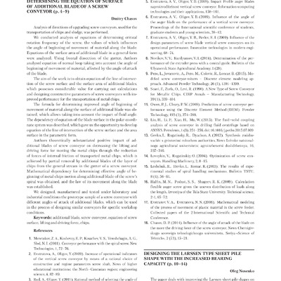 Abstract and References