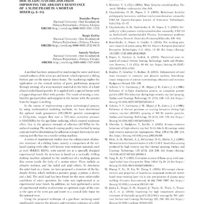 ABSTRACT AND REFERENCES