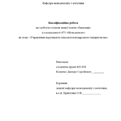 Кваліфікаційна робота Копичко Дмитро Сергійович